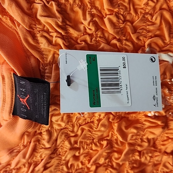 NWT WOMENS CRINKLED SLINKY JORDAN TOP - Picture 3 of 4